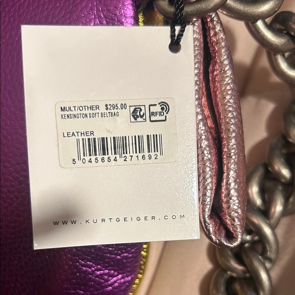 KURT GEIGER LONDON
Kensington Metallic Leather Belt Bag - Picture 12 of 12